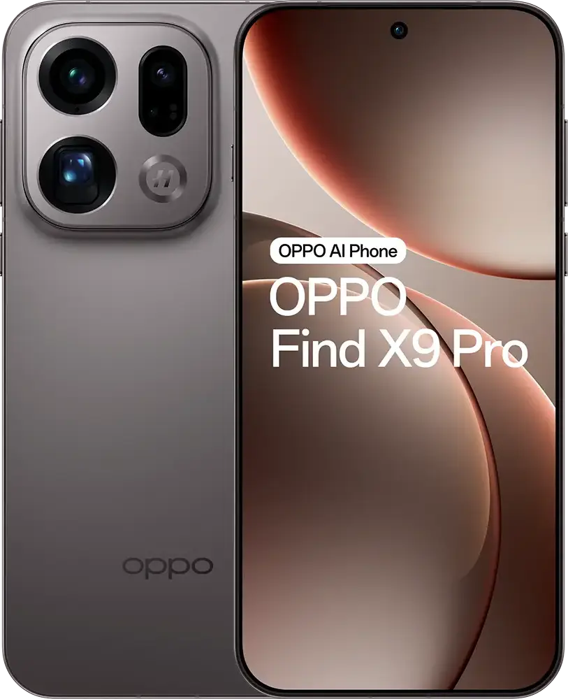 Oppo Find X9 Pro Dual SIM Mobile , 512GB Memory, 16GB RAM, 5G, Titanium Charcoal
