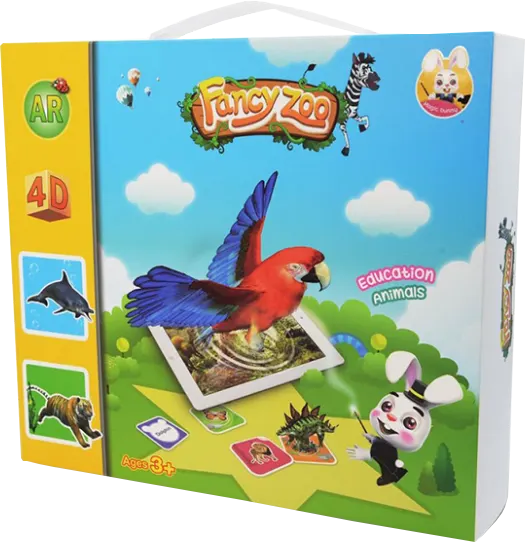 Interactive educational app for children, 68 animal cards, various shapes, 1077