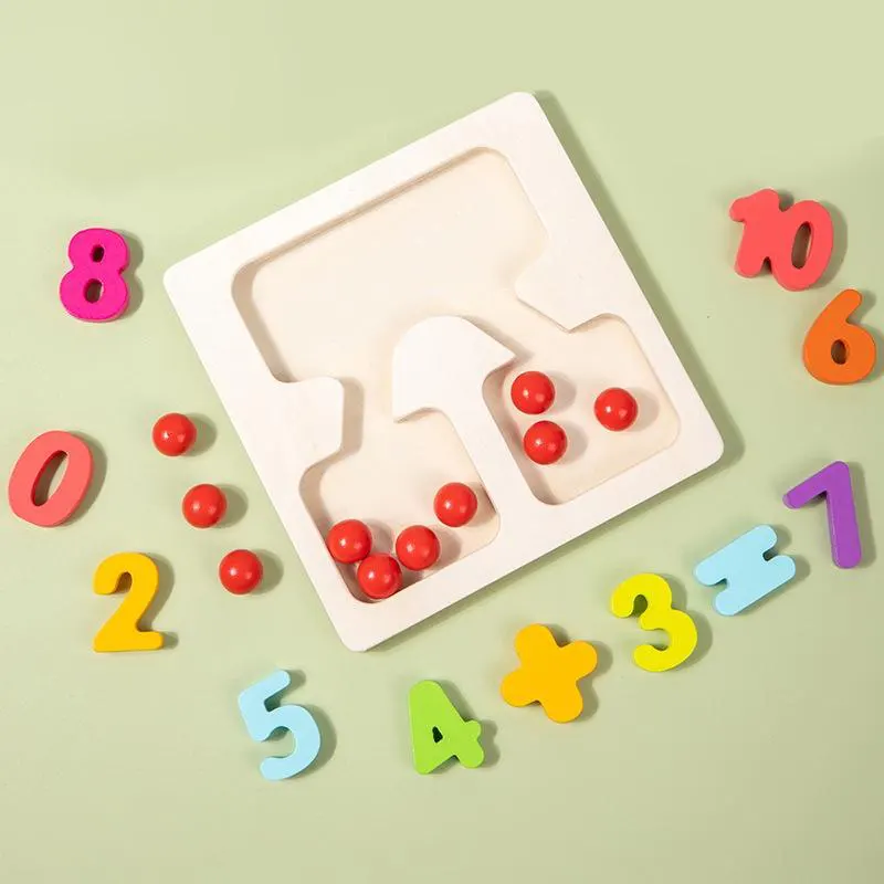 Arithmetic operations using balls and numbers with practice cards, 3115