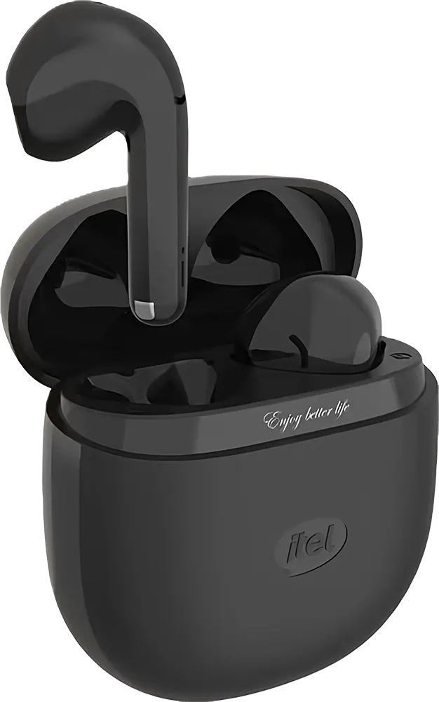 سماعات أذن لاسلكية أيتل بودز 7، بلوتوث 5.3، ENC، تشغيل حتى 35 ساعة، أسود