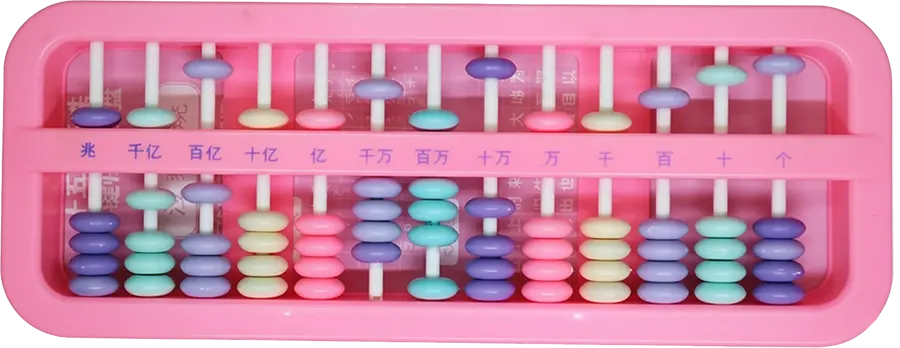 UCMAS Counter, 13 Columns, Pink, CP-2867DS