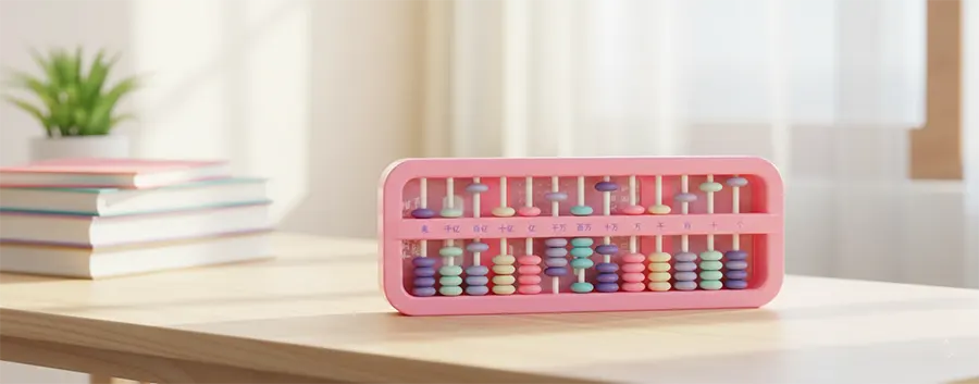 UCMAS Counter, 13 Columns, Pink, CP-2867DS