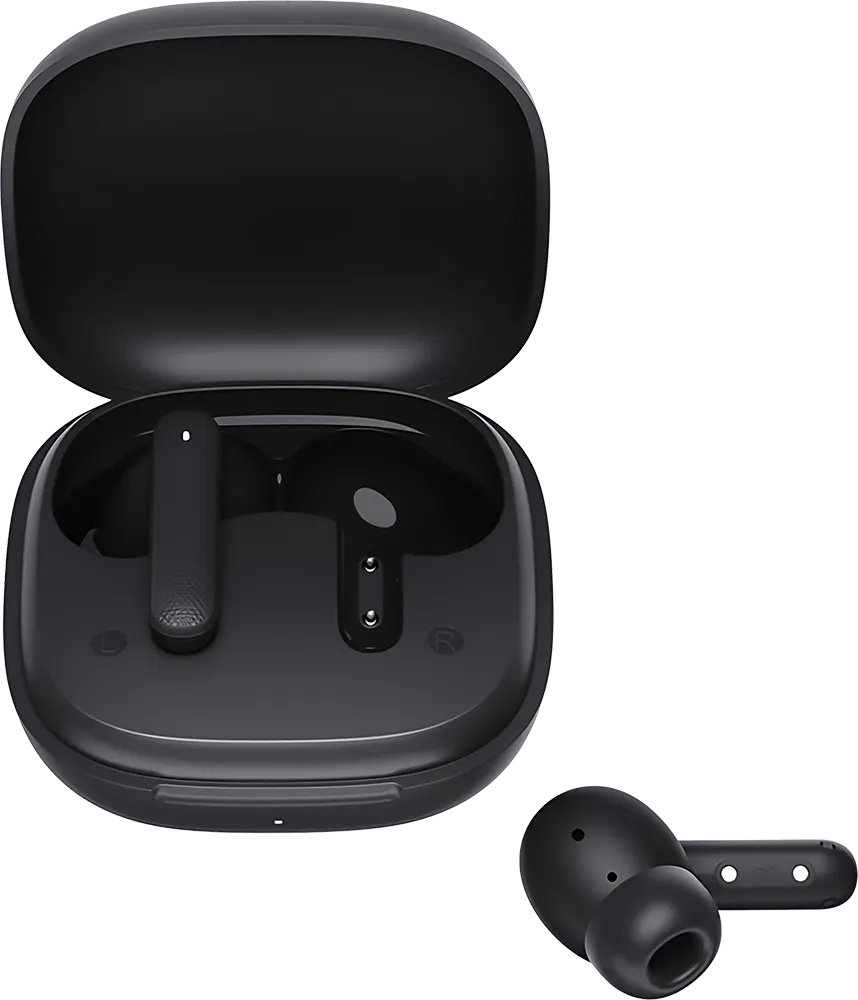 سماعة اذن لاسلكية كيو سي واي T43، بلوتوث 5.3، ENC، وقت تشغيل 35 ساعة، رمادي، BH24QT43A