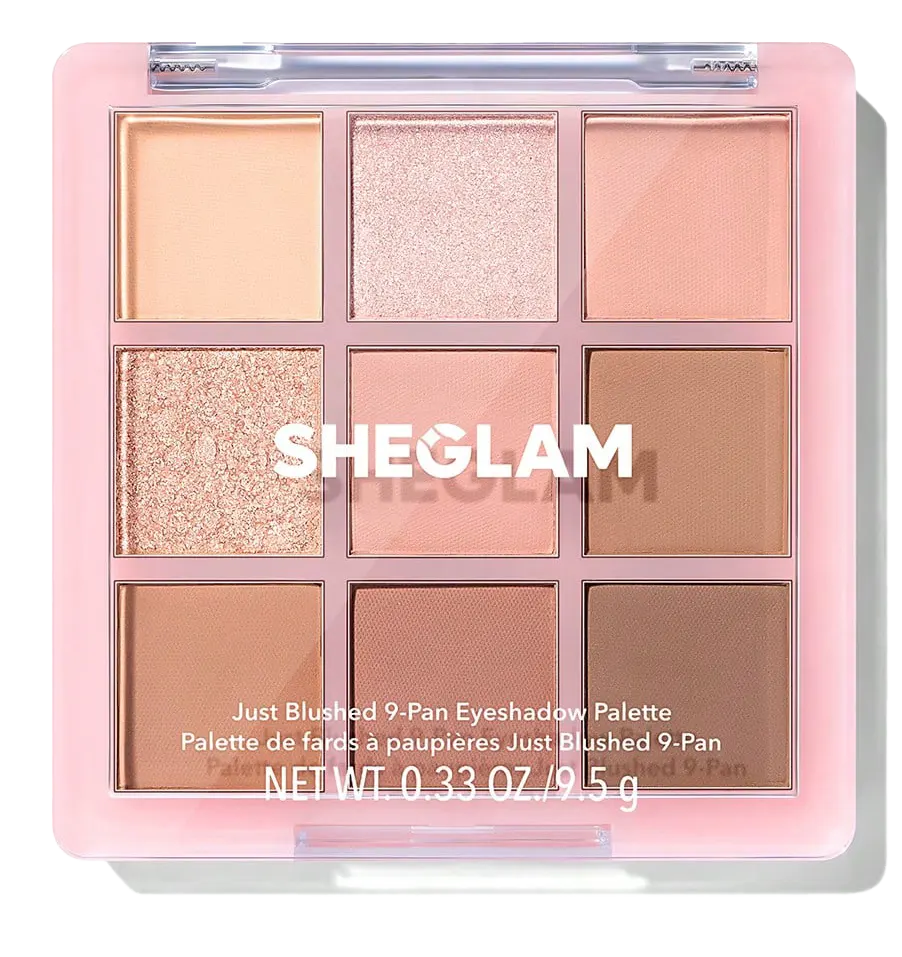 Sheglam 9 Pan Eyeshadow Palette, Just Blushed