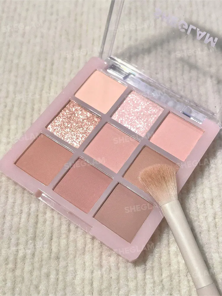 Sheglam 9 Pan Eyeshadow Palette, Just Blushed