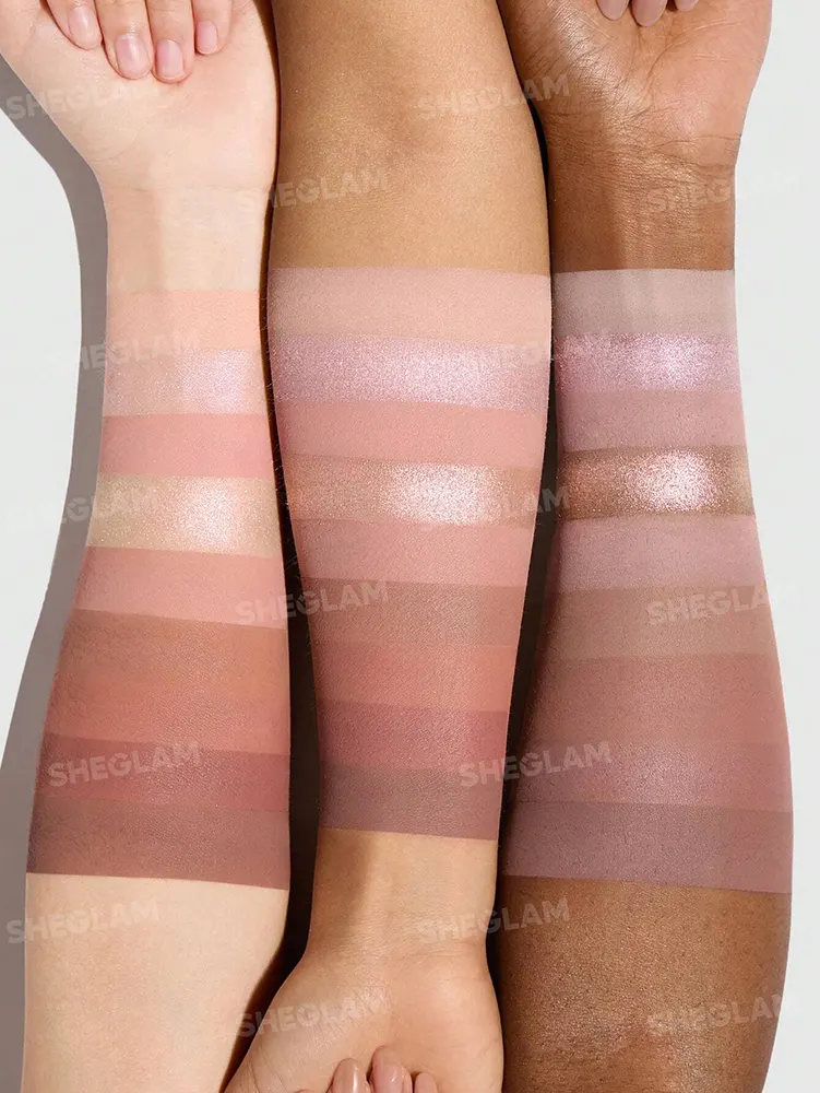 Sheglam 9 Pan Eyeshadow Palette, Just Blushed