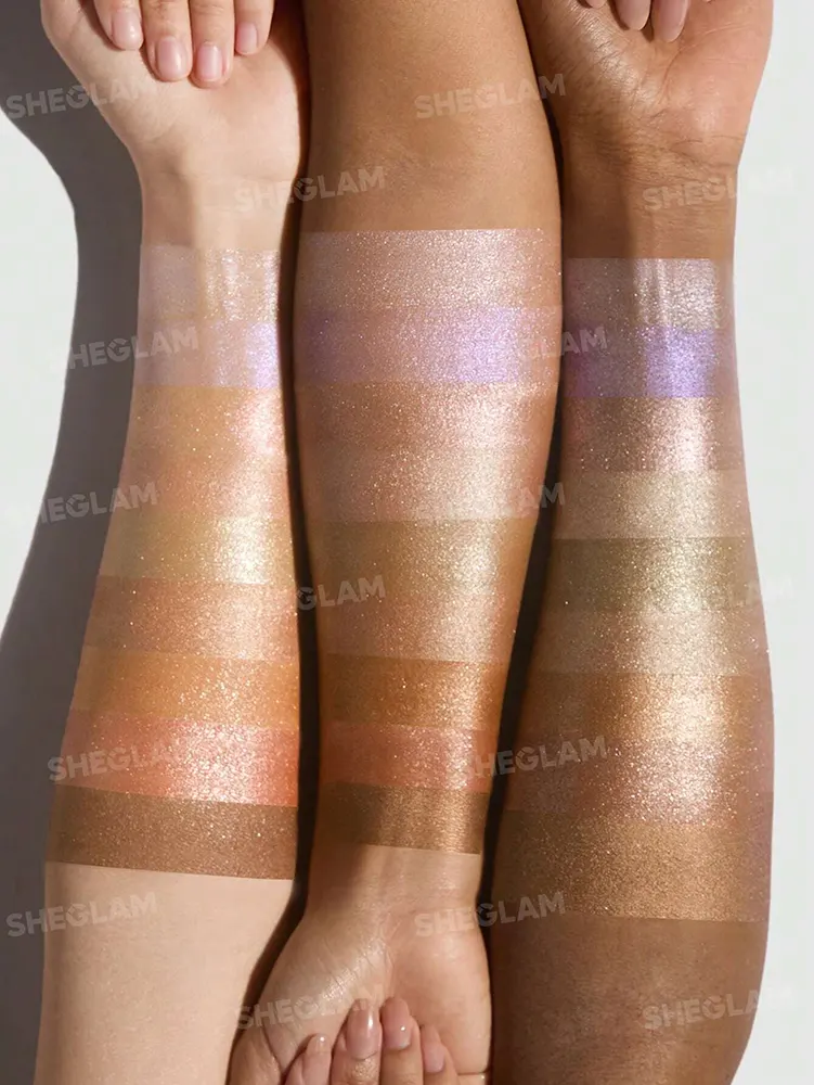 Sheglam 9 Pan Eyeshadow Palette, Glimmer & Gleams
