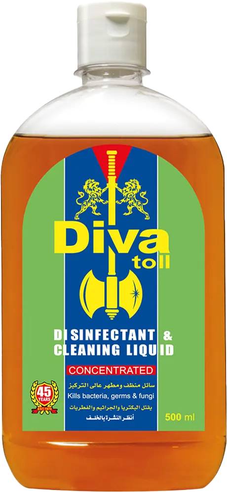 Divatoll High Concentrated General Cleanser and Disinfectant, Pine Scent, 500ml