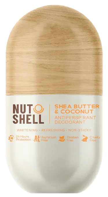 Nutshell Shea Butter & Coconut Antiperspirant Deodorant, 50 Ml