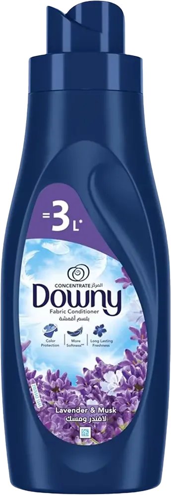 Downy Concentrated Fabric Softener and Perfume, Lavender & Musk Scent, 27 Washes, 1 Liter