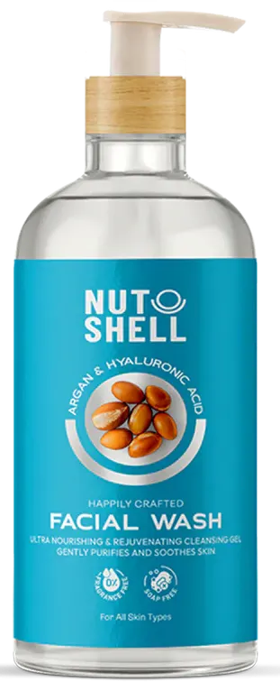 غسول الوجه بالارجان وحمض الهيالورونيك من ناتشيل، 250 مل