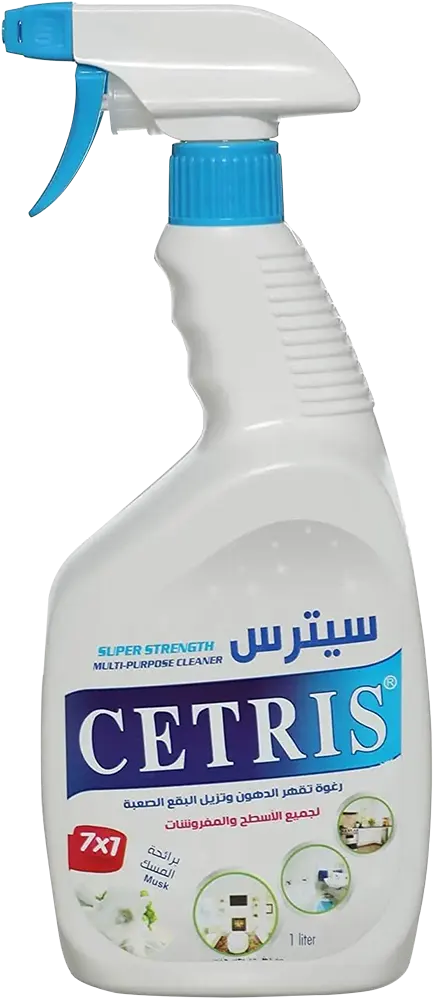 Cetris grease and stain remover for all surfaces and upholstery, with a musk scent, 1 liter