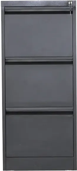 Shannon filing cabinet, 3 drawers, metal, gray