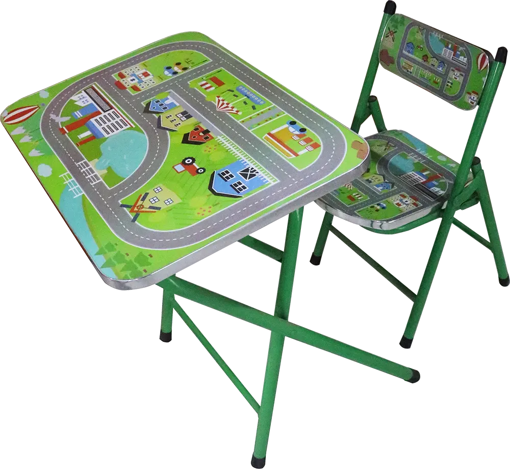 Large 3D children's desk, printed with children's drawings, multiple shapes, 330