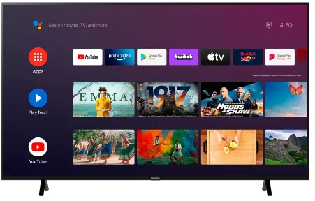 Panasonic Smart TV, 55-inch, 4K Ultra HD, LCD type, Android operating system, Bluetooth, TX-50LX700E