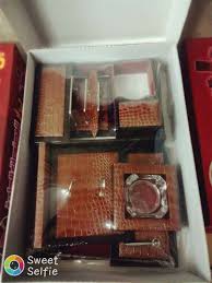 طقم مكتب جلد بدار