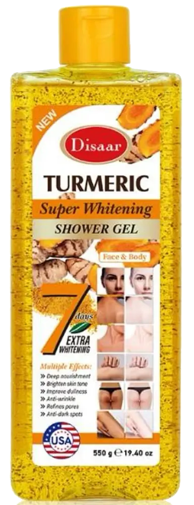 شاور جل بالكركم للتفتيح من ديزار، 550 جم