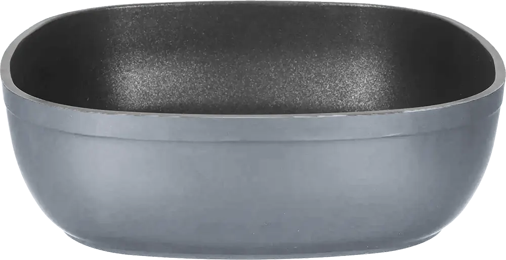 Saflon Titanium Cookware Set, 10-Piece, Square Shape, Stainless Steel Handles, Grey Color