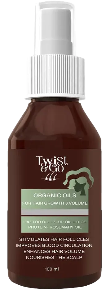 زيت عضوي لنمو الشعر وكثافته من تويست اند جو، 100 مل