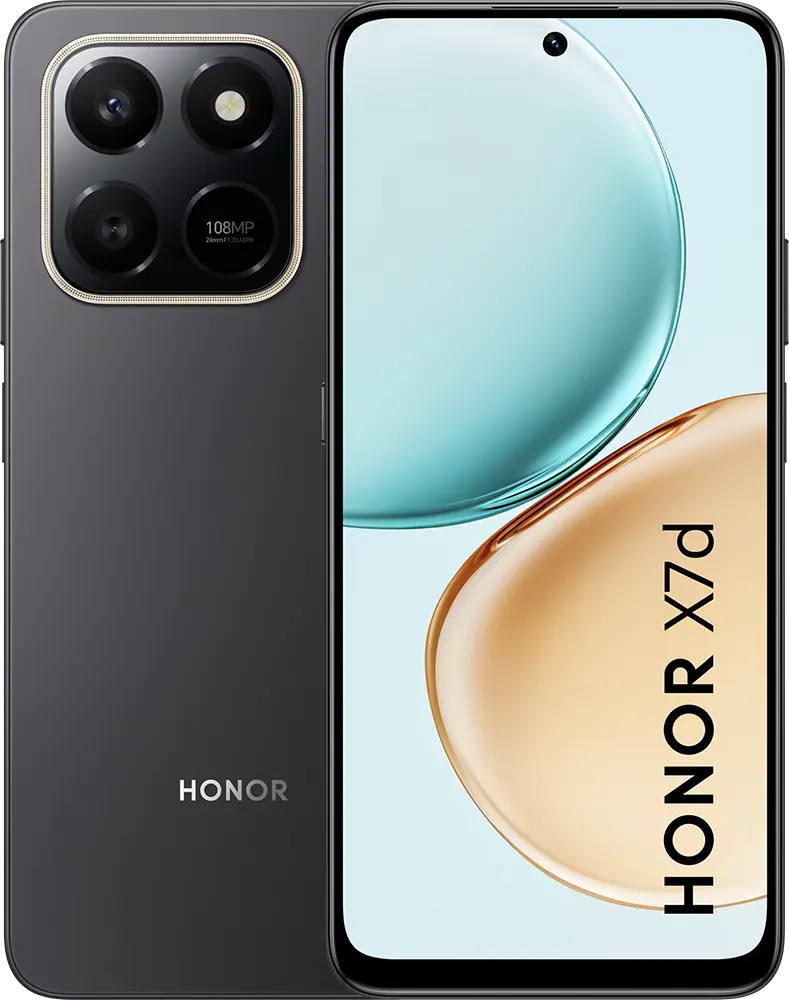 Honor X7D Dual SIM Mobile, 256GB Internal Memory, 8GB RAM, 4G LTE, Velvet Black