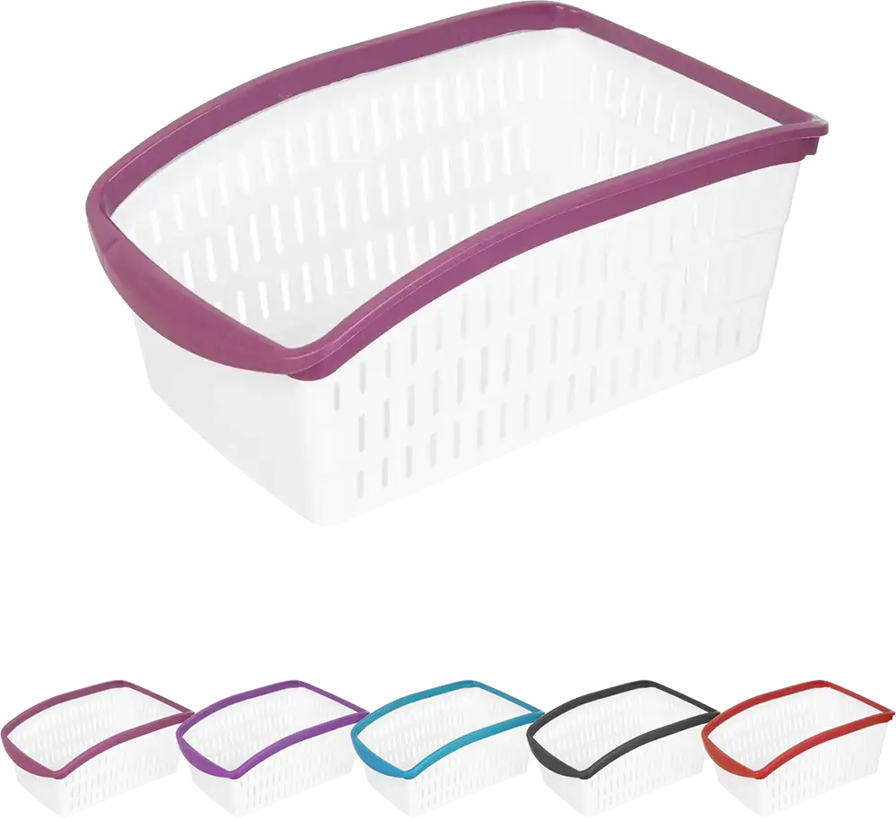 El Watania Plastic Kitchen Utensil Organizer, Large Size, Multiple Colors