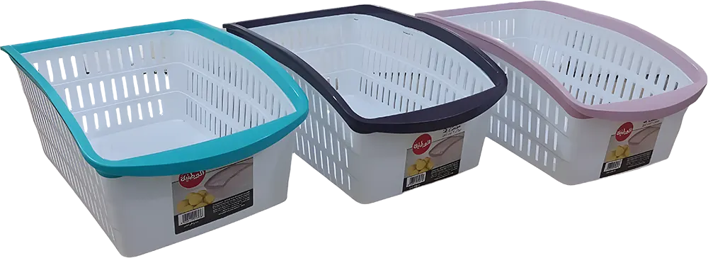 El Watania Plastic Kitchen Utensil Organizer, Large Size, Multiple Colors