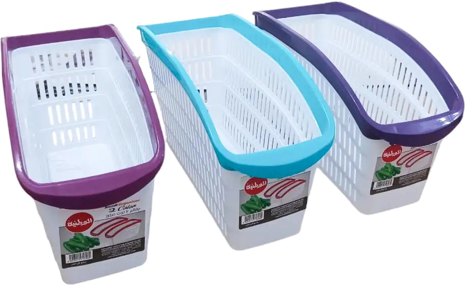 El Watania Plastic Kitchen Utensil Organizer, Small Size, Multiple Colors