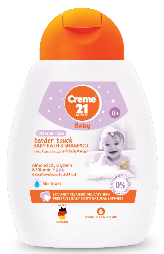 Creme 21 Tender Touch Baby Bath & Shampoo, 500 Ml