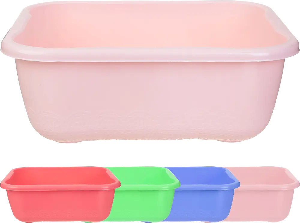 El-Watania  Nana 3 Plastic Plate, Rectangular Shape, Multi-Color