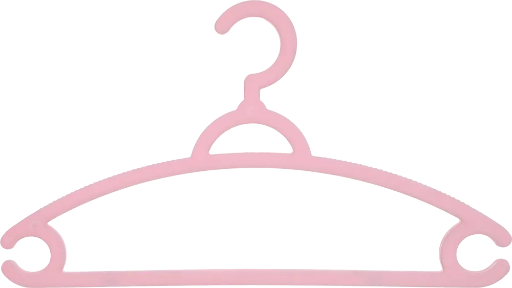 طقم شماعة ملابس بلاستيك الوطنية كلاس 6 قطع، ألوان متعددة