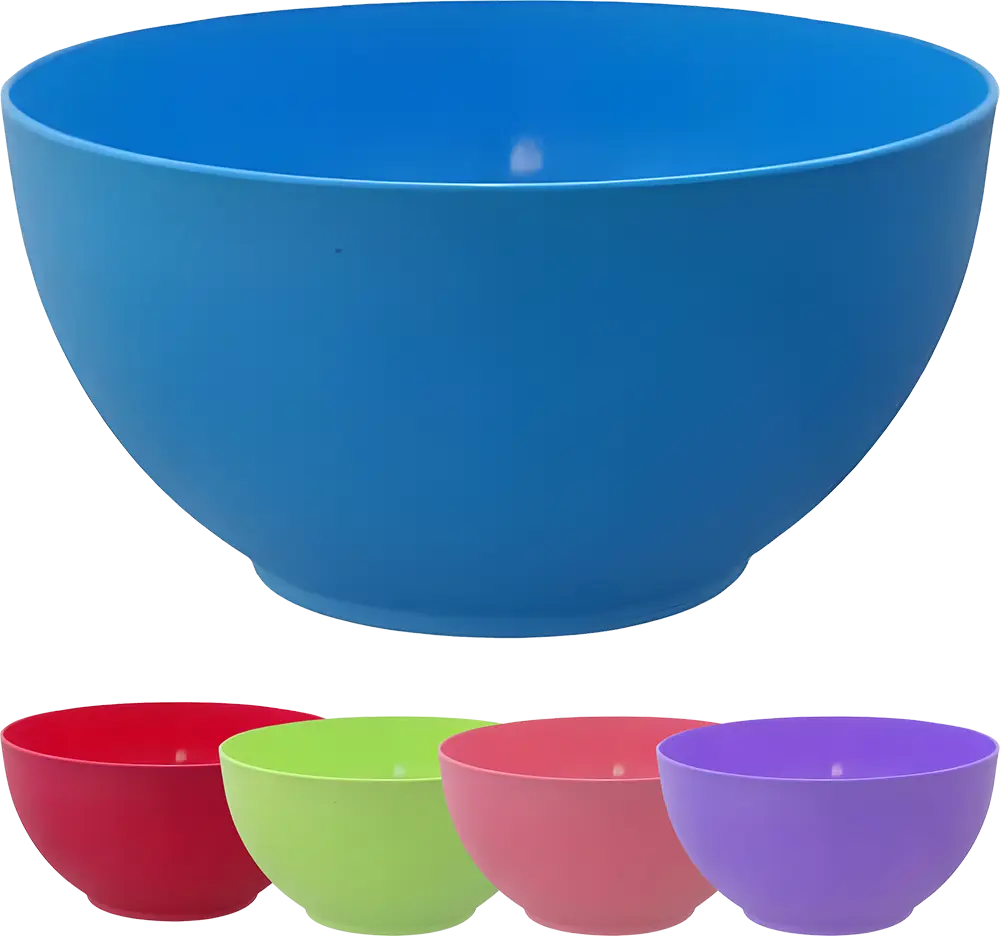 El-Watania Lina Plastic Bowl, Size 2, Round Shape, Multi-Color