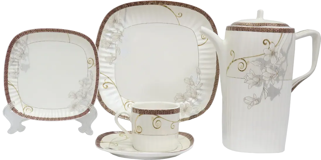 White China Set Lacoste, 127 Pieces