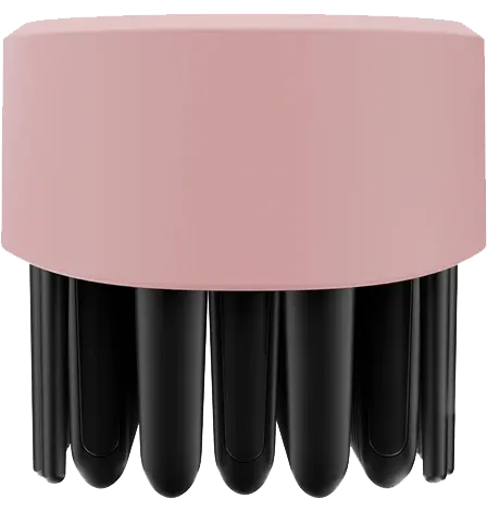 Cherry & Berry Smooth Brush Hair Straightening Brush, up to 450°F, Pink