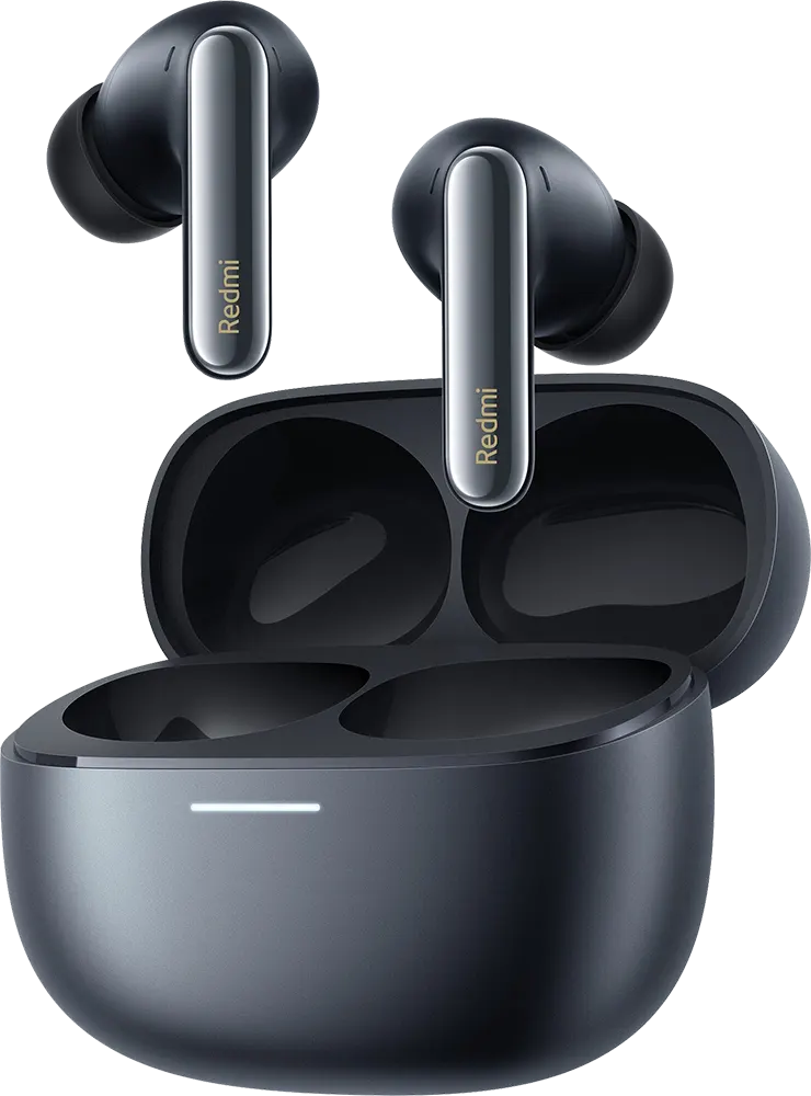 Redmi Buds 6 Pro Earbuds, Bluetooth 5.3, ANC, 480 mAh Battery, Space Black