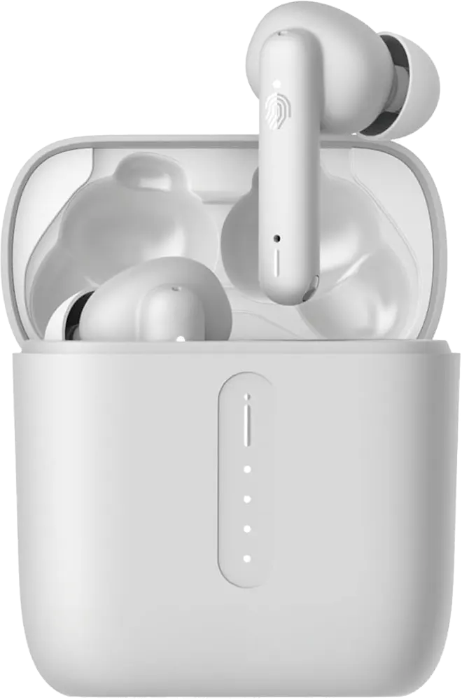 Itel Buds Ace 11 Pro Wireless Earbuds, Bluetooth 5.3, ENC, up to 75 hours Playback, White