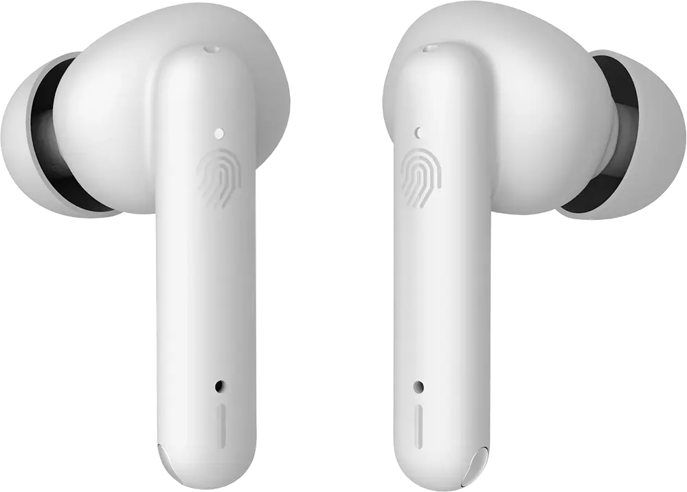 Itel Buds Ace 11 Pro Wireless Earbuds, Bluetooth 5.3, ENC, up to 75 hours Playback, White