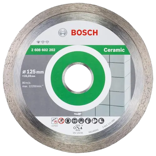 Ceramic Bosch Diamond Cutting Cylinder, Silver, 602.202