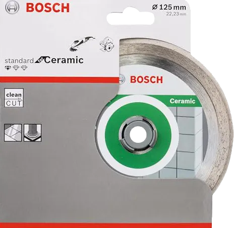 Ceramic Bosch Diamond Cutting Cylinder, Silver, 602.202