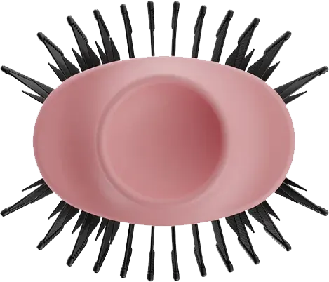 Cherry & Berry Super Dryer Hair Drying Brush, Soft Bristles, Negative Ion Technology, 3 Airflow Levels, Pink