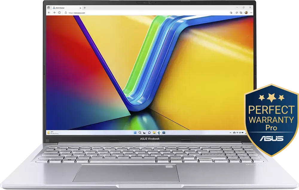 ASUS Vivobook 16 Oled X1605VA-0ACH565W Intel Core I5-13420H, 16GB RAM, 512GB SSD Hard Disk, 16.0" WUXGA Display, Intel UHD Graphics, Windows 11, Silver