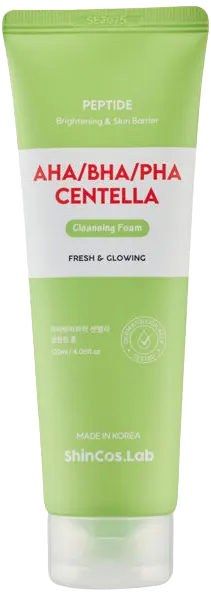 غسول فوم للتفتيح سنتيلا من شينكوس لاب، 120 مل