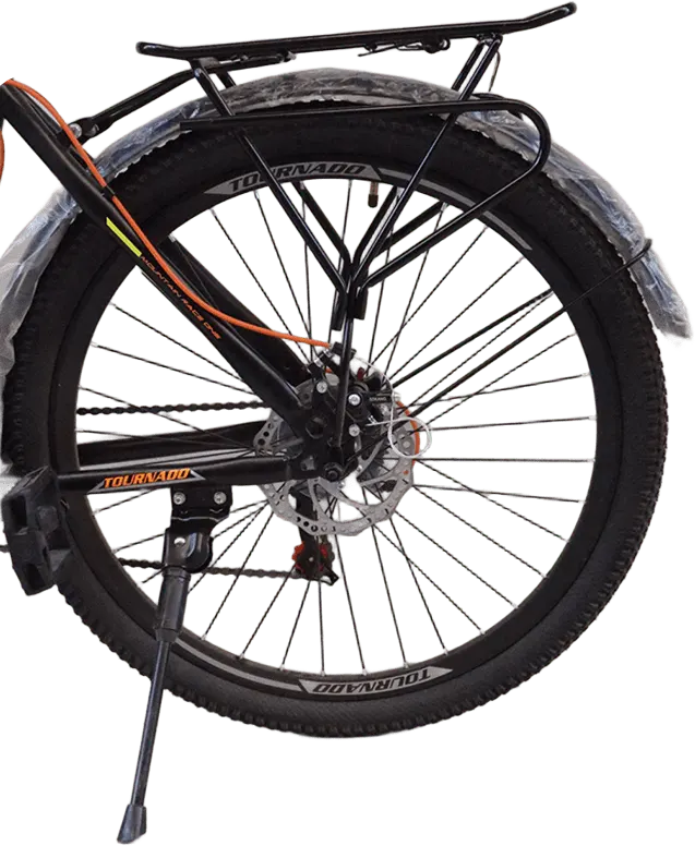 Tournado wheel, size 26, speeds, orange x black