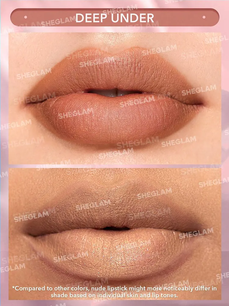 Sheglam Starlight Velvet Lipstick, Deep Under