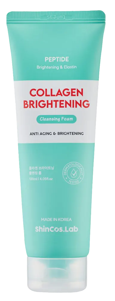 غسول فوم للتفتيح بالكولاجين من شينكوس لاب، 120 مل