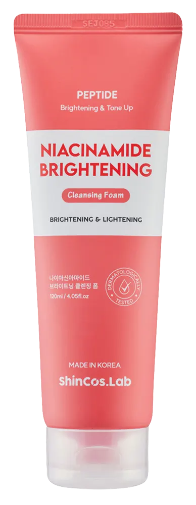 غسول فوم للتفتيح نياسيناميد من شينكوس لاب، 120 مل