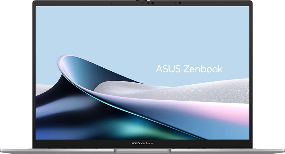 Laptop Asus Zenbook 14 OLED UX3405CA-PZ009W Intel Core Ultra 9-285H, 32GB RAM, 1TB SSD Hard Disk, Intel® Arc™ Graphics Integrated Graphics Card , 14.0" OLED Display, Windows 11 Home, Foggy Silver