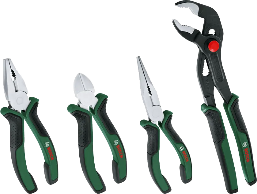 Bosch Pliers Set, 4 Pieces, 1 600.A02.W7K