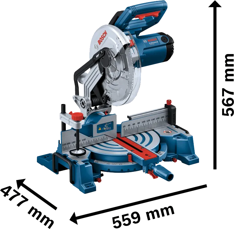 Bosch wood saw, 1750 watts, GCM 254