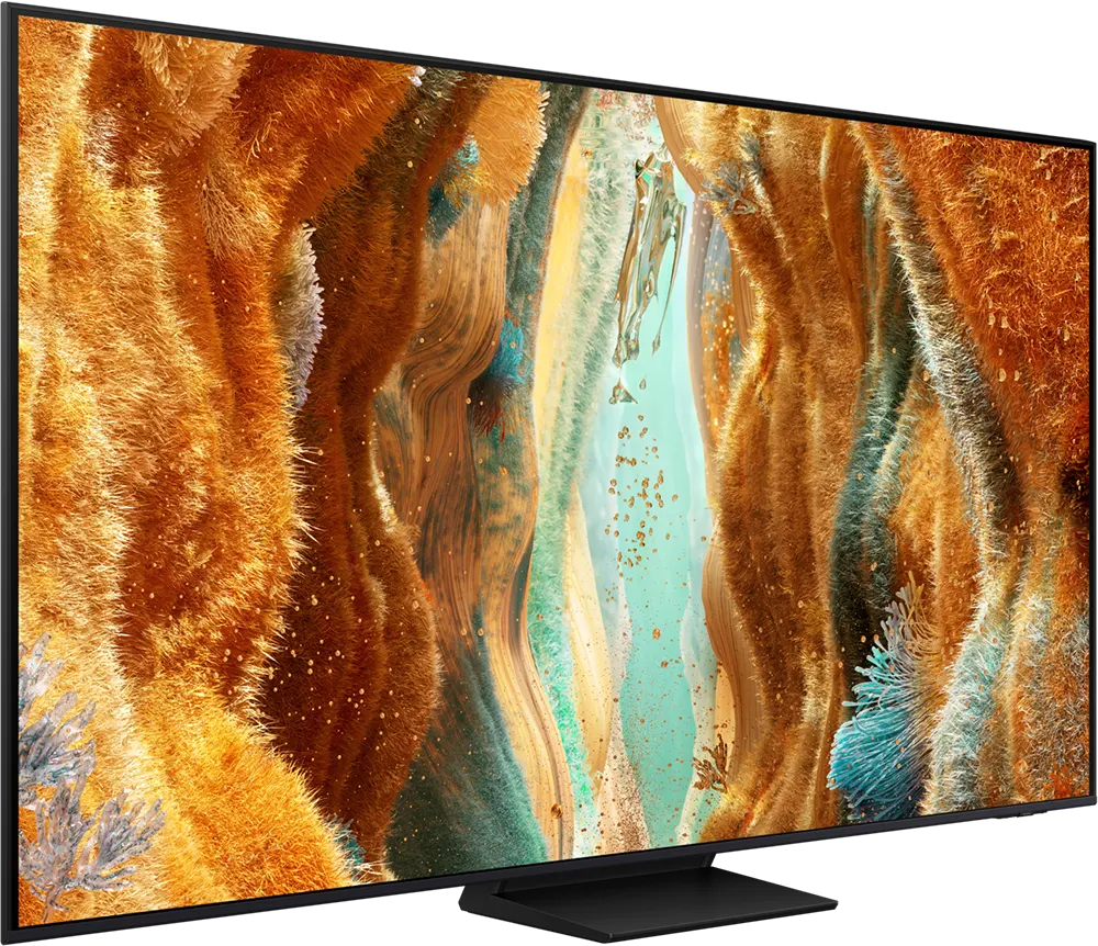شاشة سمارت سامسونج، 55 بوصة، دقة 4K، نوع NEO QLED، معالج NQ4 AI Gen2، تصميم AirSlim، ريموت تحكم ذكي، QA55QN70F
