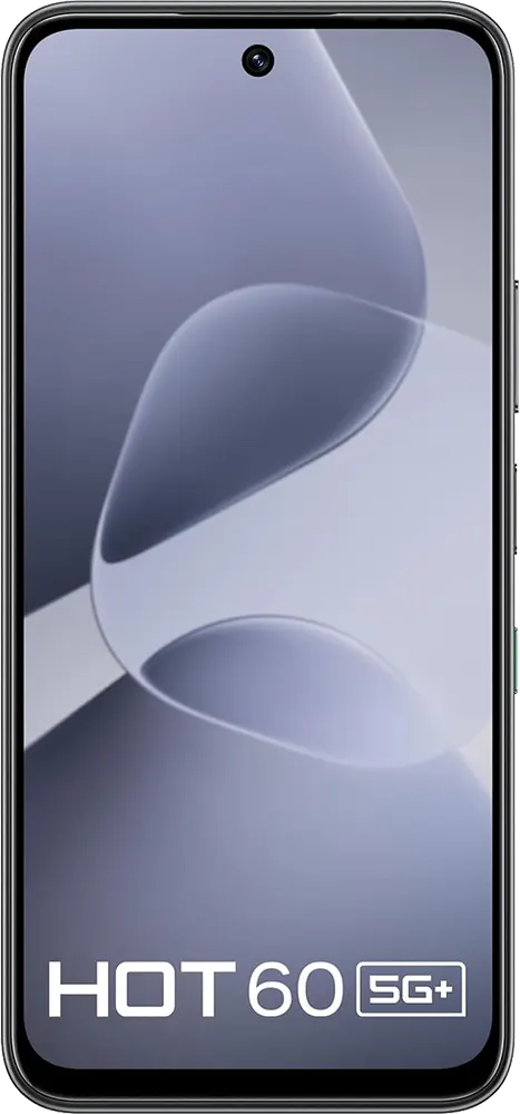 Infinix Hot 60 Dual SIM Mobile, 128GB Internal Memory, 6GB RAM, 5G, Sleek Black
